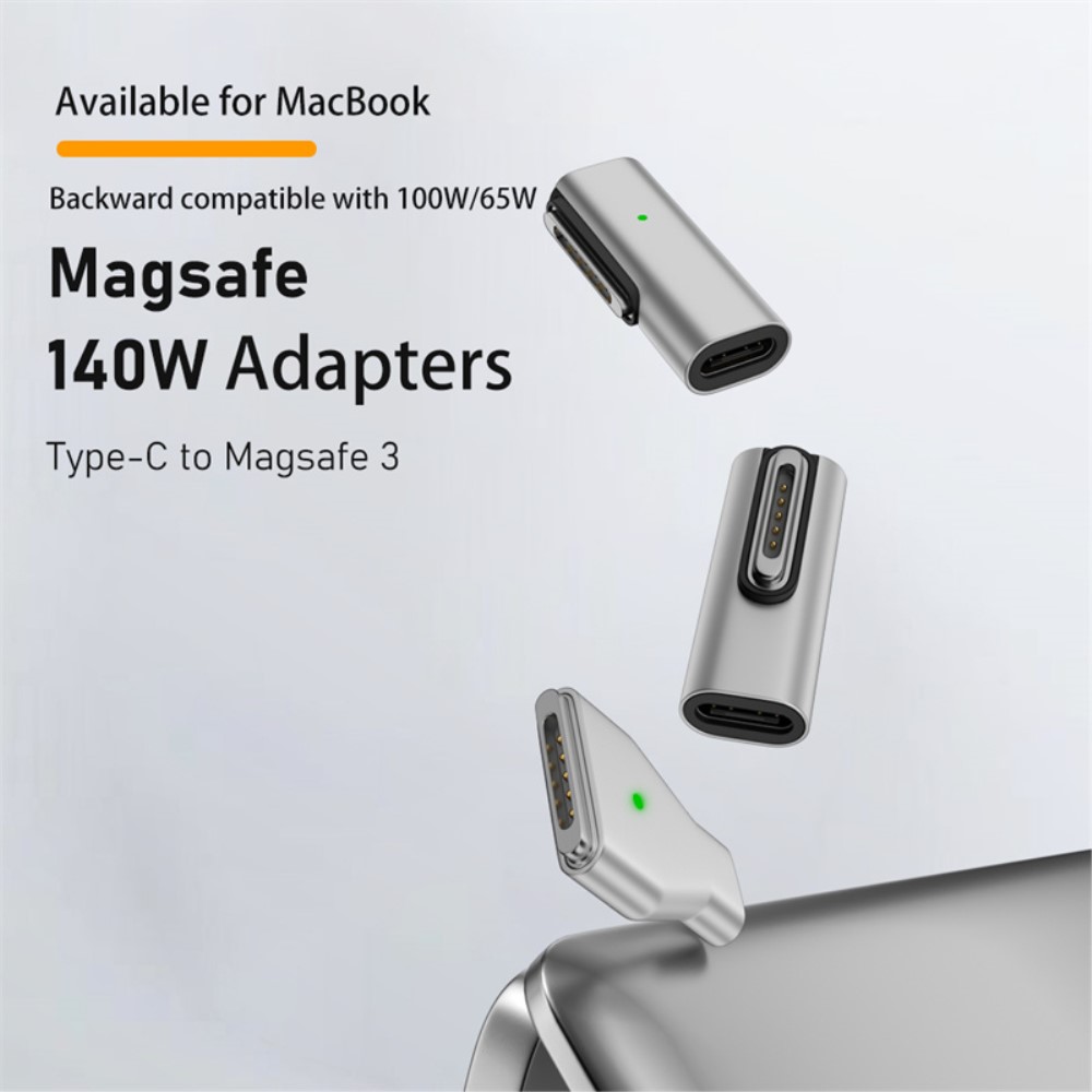 140W Macbook Adapter MagSafe 3 till USB-C Snabbladdning