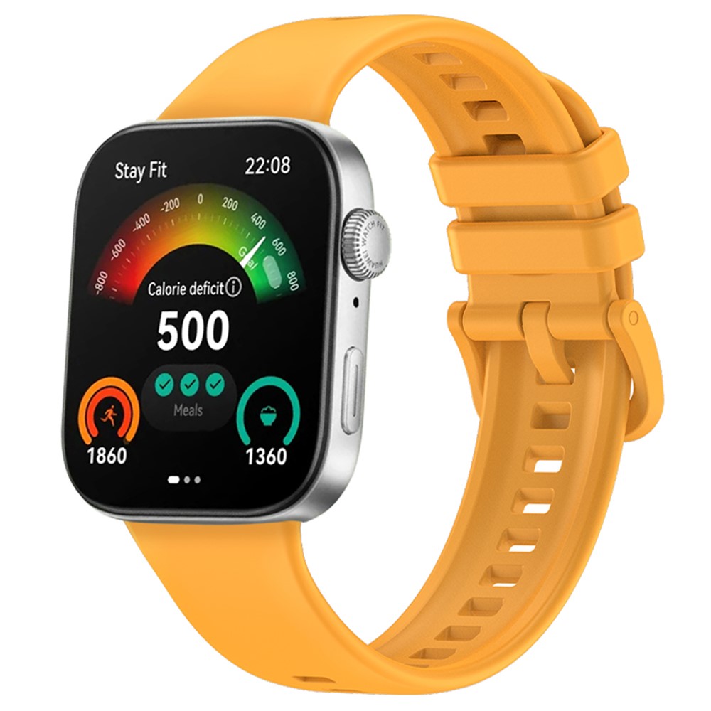  Huawei Watch Fit 3 Klockarmband Silikon Gul