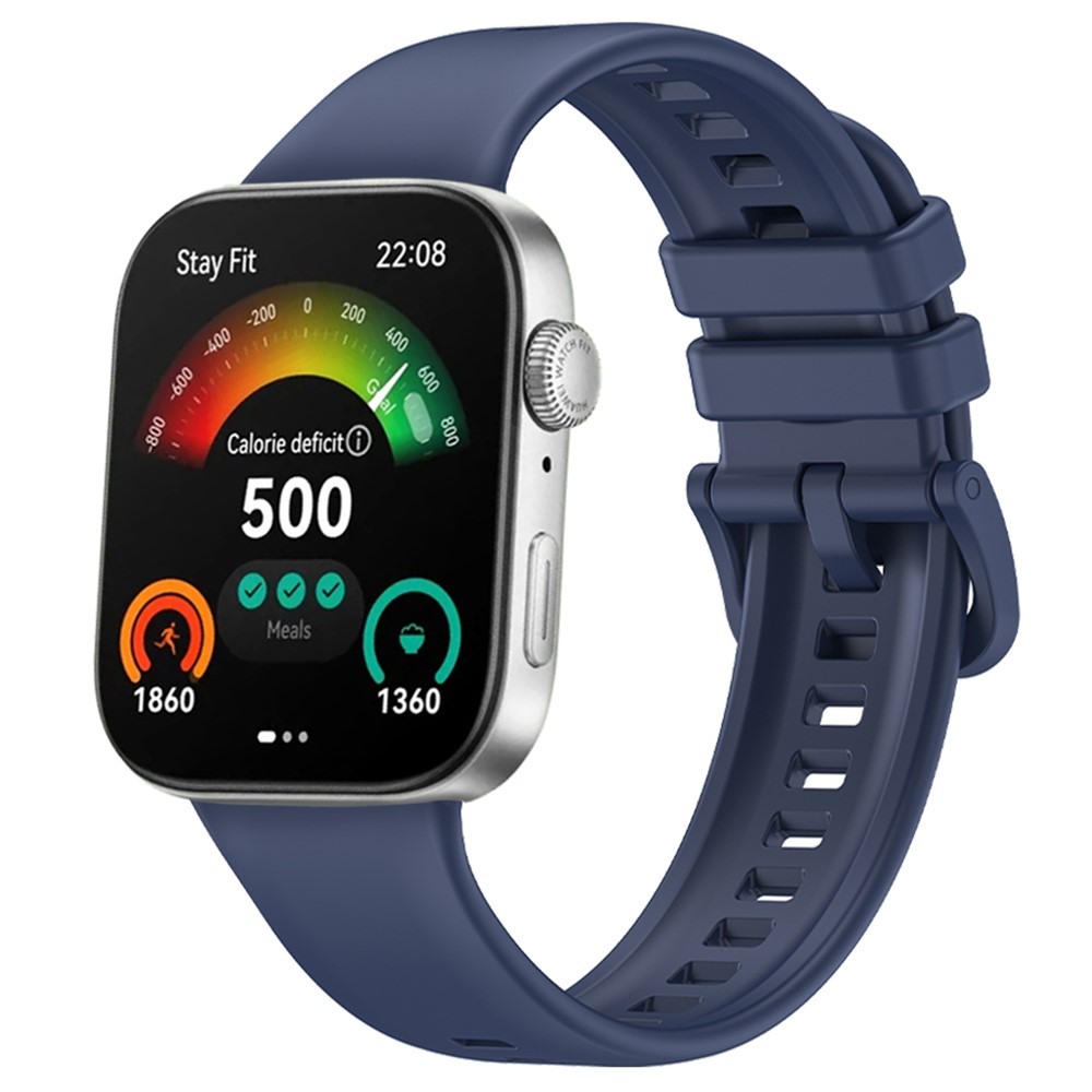  Huawei Watch Fit 3 Klockarmband Silikon Mörkblå