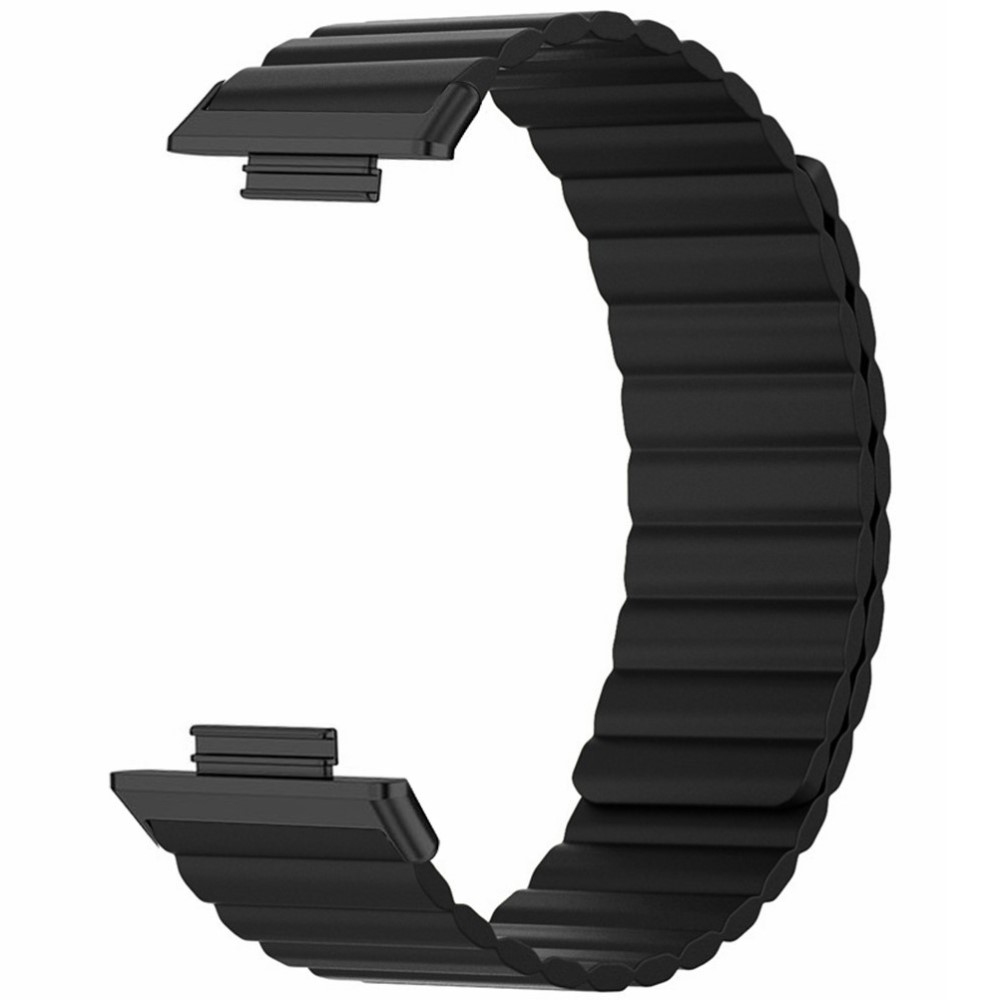  Huawei Watch Fit 3 Klockarmband Magnetiskt Justerbart Silikon Svart