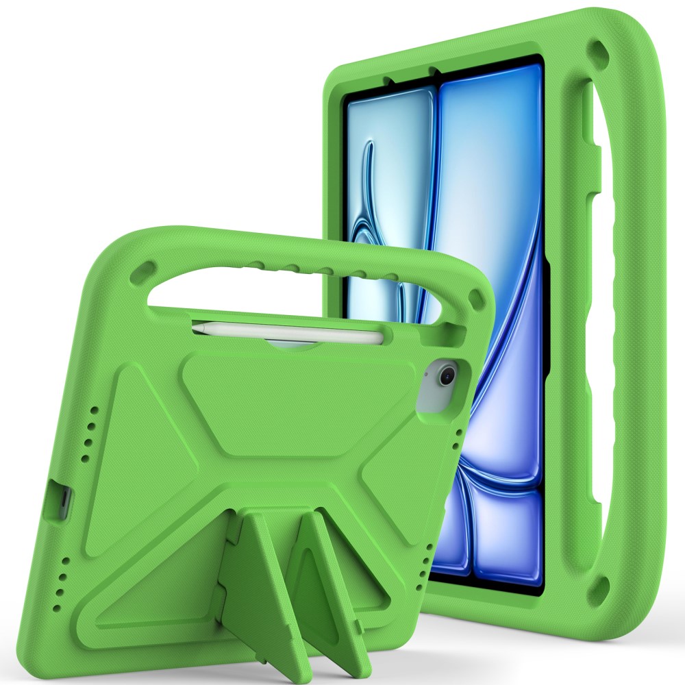  iPad Pro 11 2025/2024/Air 11 2026-2024 Skal EVA Kickstand Grön