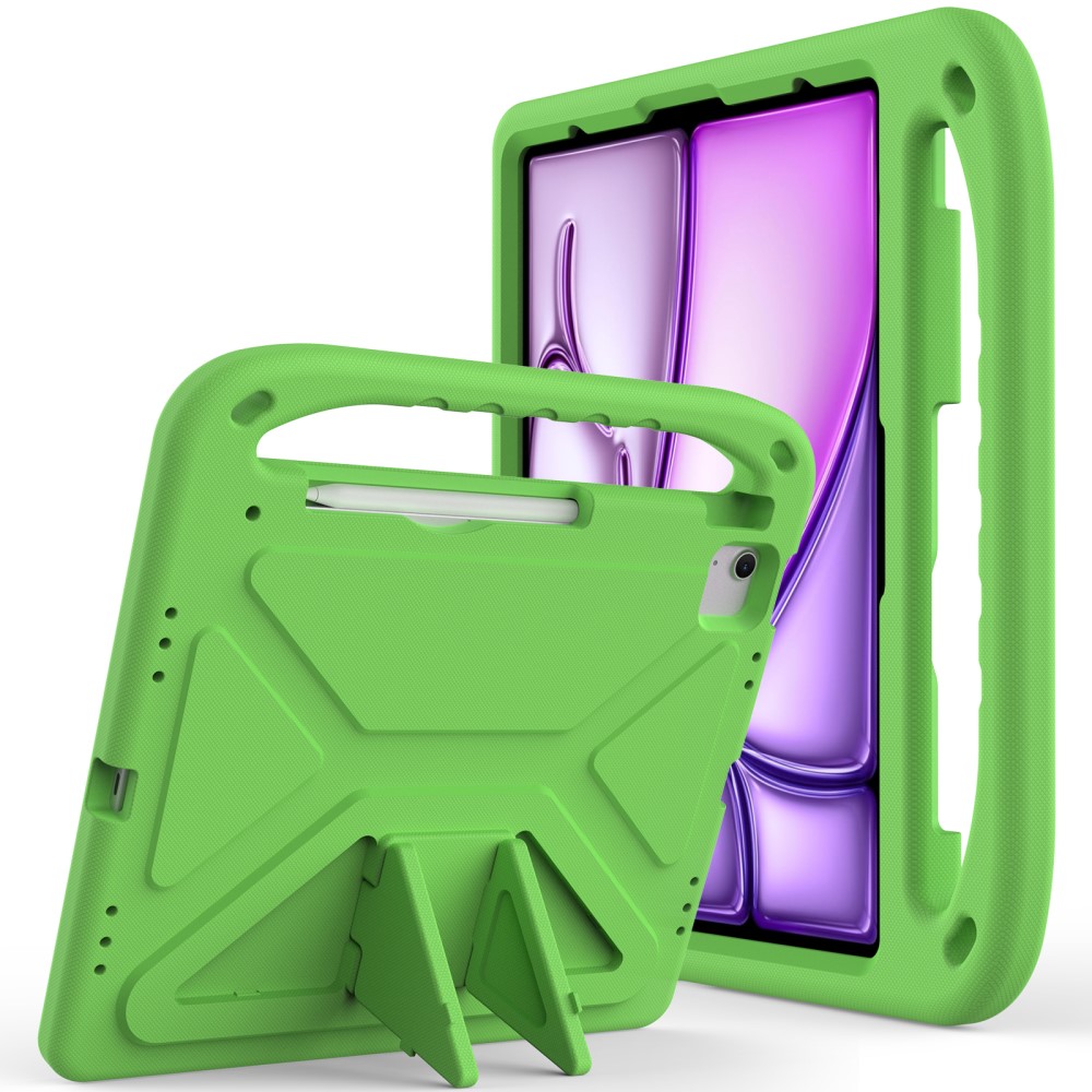  iPad Pro 13 2026-2024/Air 13 2026-2024 Skal EVA Kickstand Grön