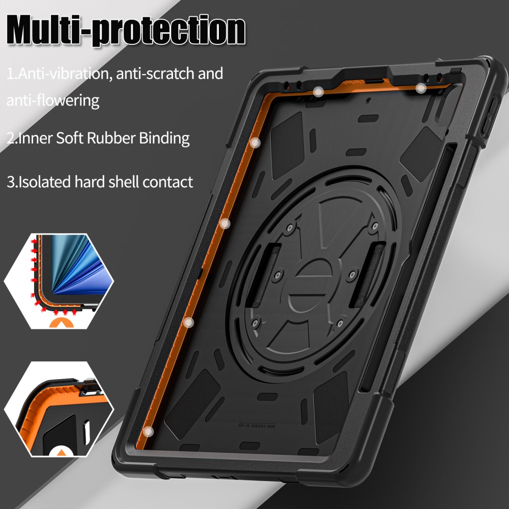  iPad Air 13 2026-2024/Pro 12.9 2022-2020/2018 360 Skal Kickstand