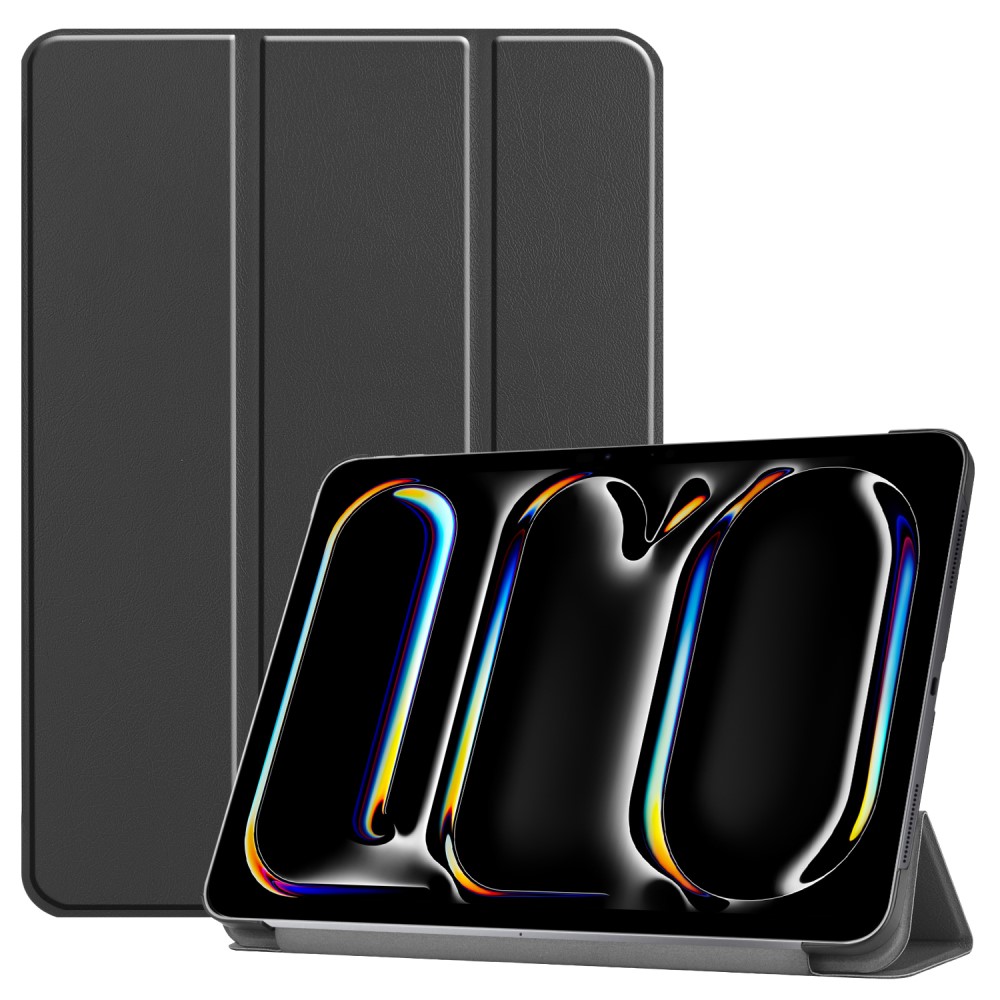  iPad Pro 11 2025/2024 Fodral Tri-Fold Svart
