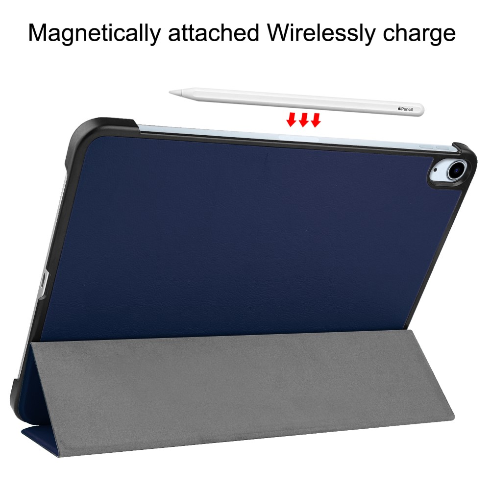  iPad Air 13 2026-2024 Fodral Tri-Fold Mörk Blå