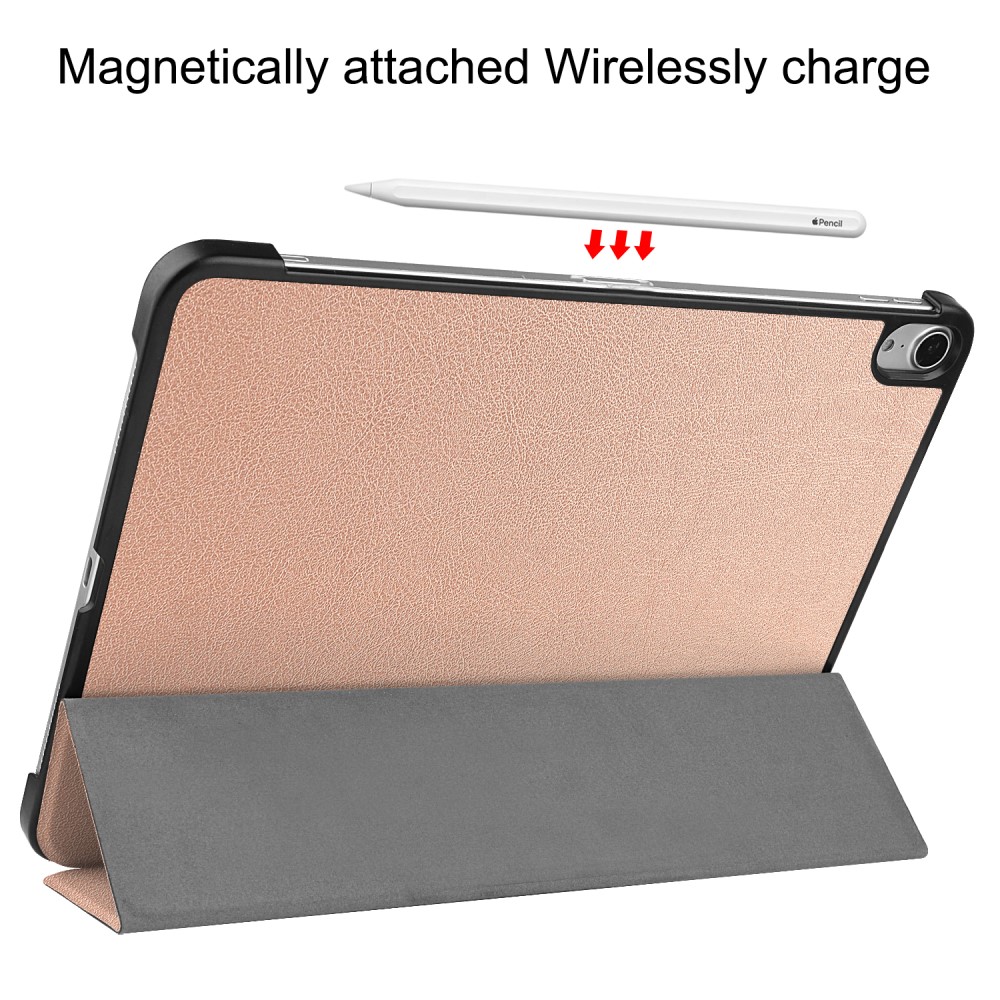 iPad Air 13 2026-2024 Fodral Tri-Fold Roséguld