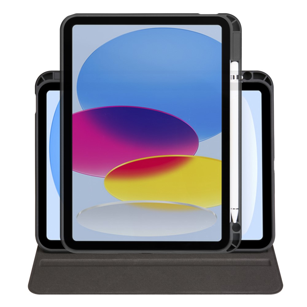  iPad Air 13 2026-2024 Fodral Hybrid Rotation Pennhållare Svart