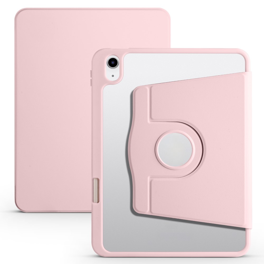  iPad Air 13 2026-2024 Fodral Hybrid Rotation Pennhållare Rosa