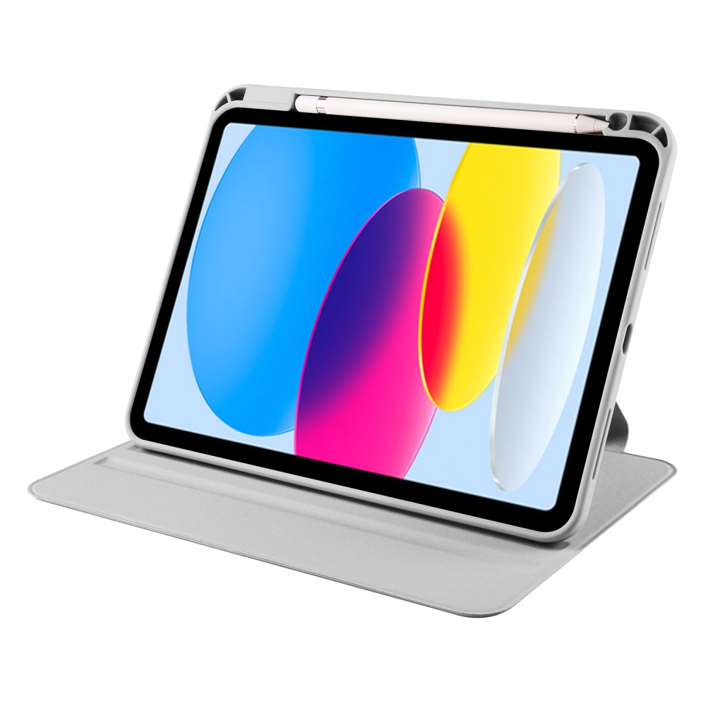  iPad Air 13 2026-2024 Fodral Hybrid Rotation Pennhållare Grå