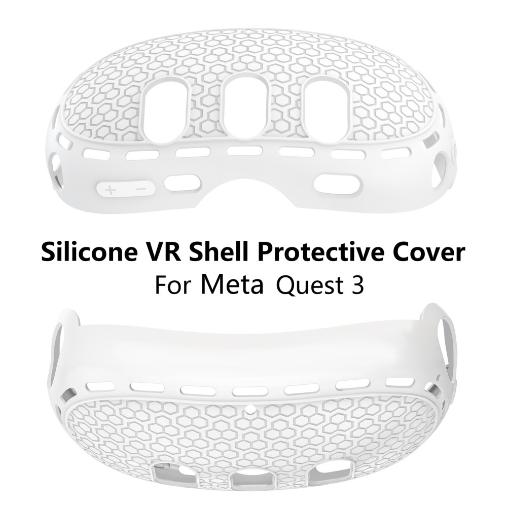  Meta Quest 3 Skal Till Headset Silikon Vit