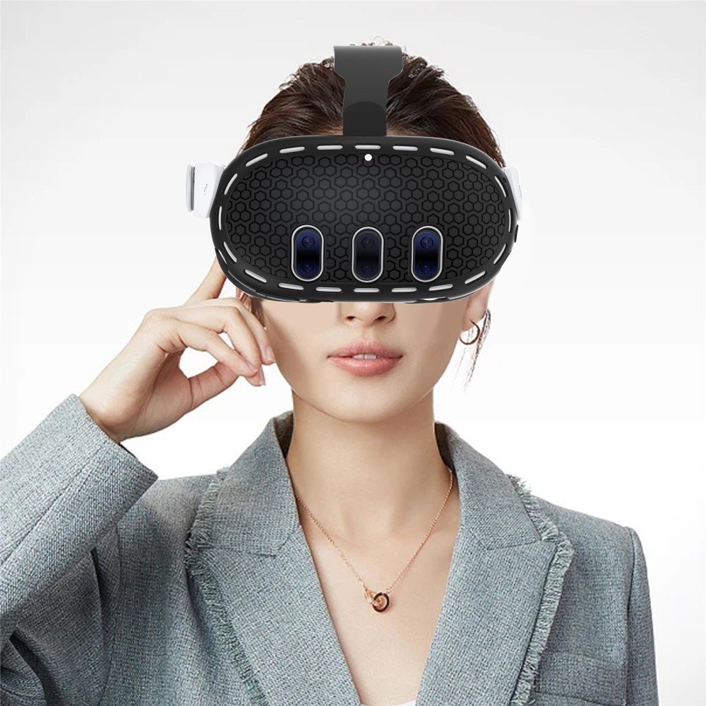  Meta Quest 3 Skal Till Headset Silikon Vit