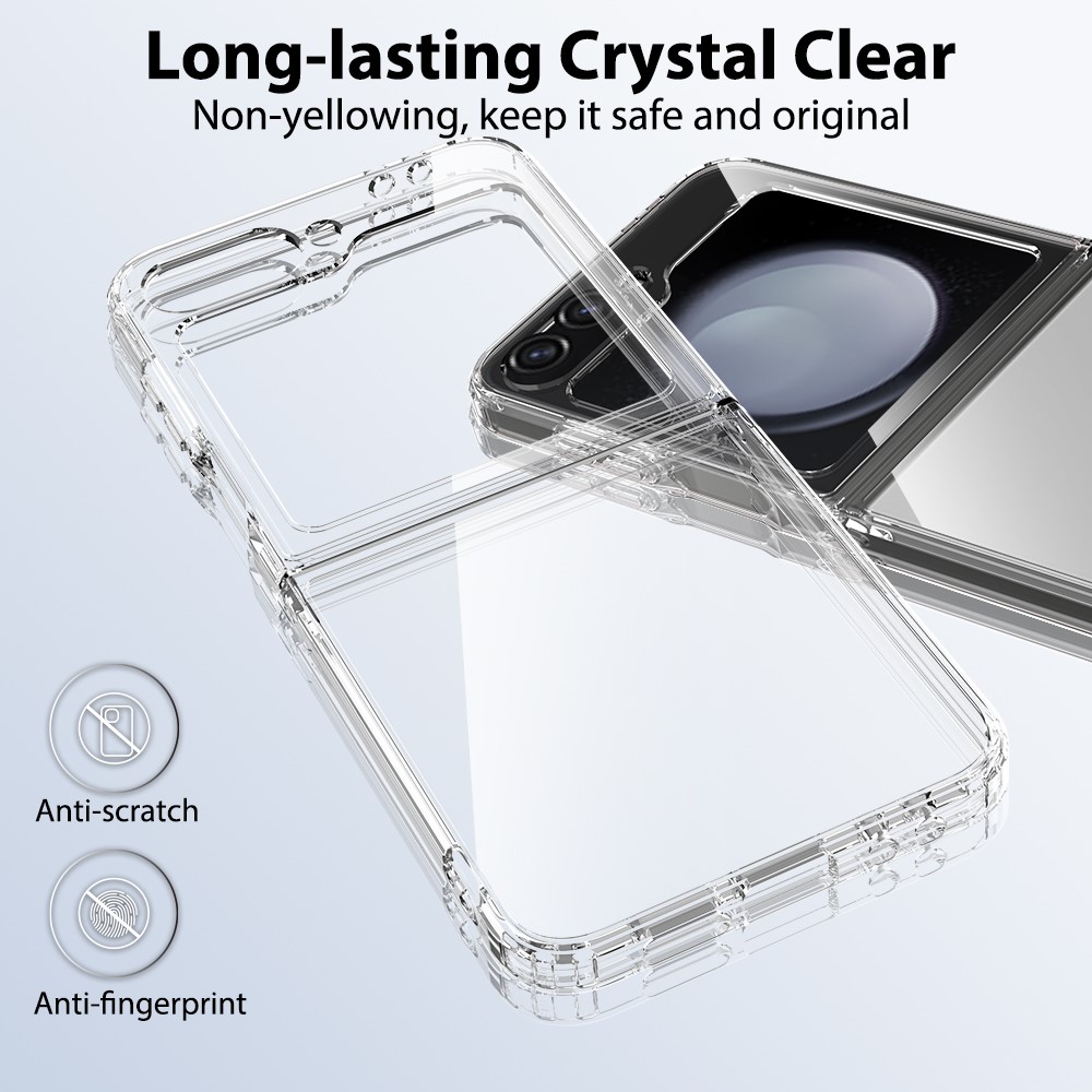  Galaxy Z Flip 6 / 7 FE Skal TPU/Akryl Transparent