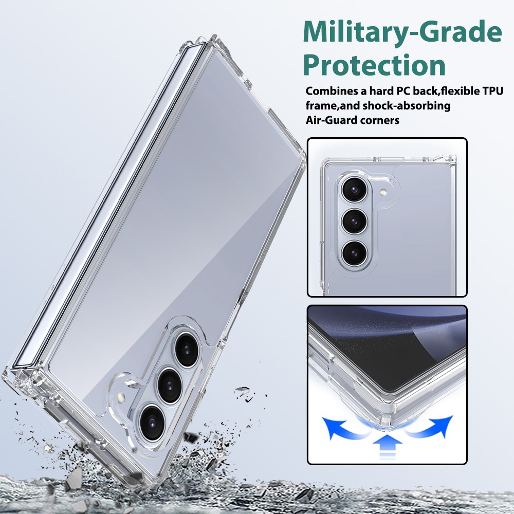  Galaxy Z Fold 6 Skal TPU/Akryl Transparent