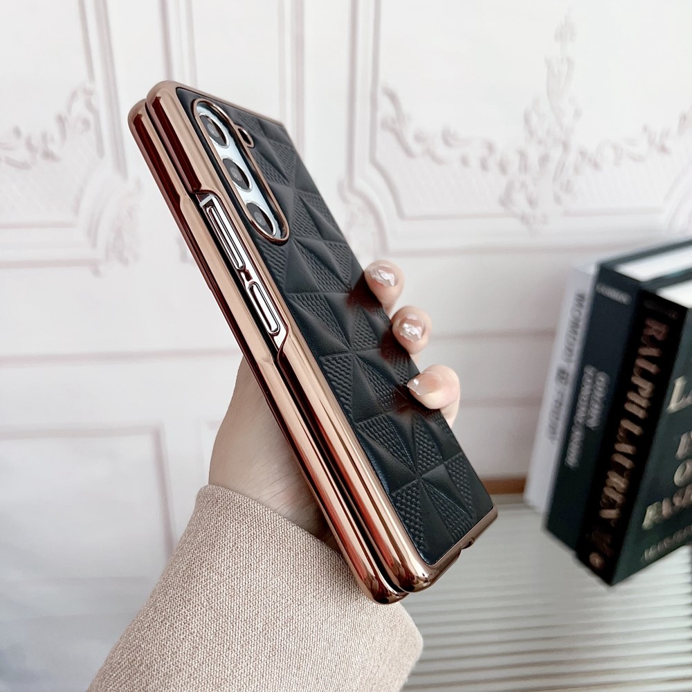  Galaxy Z Fold 6 Skal Läder Blå