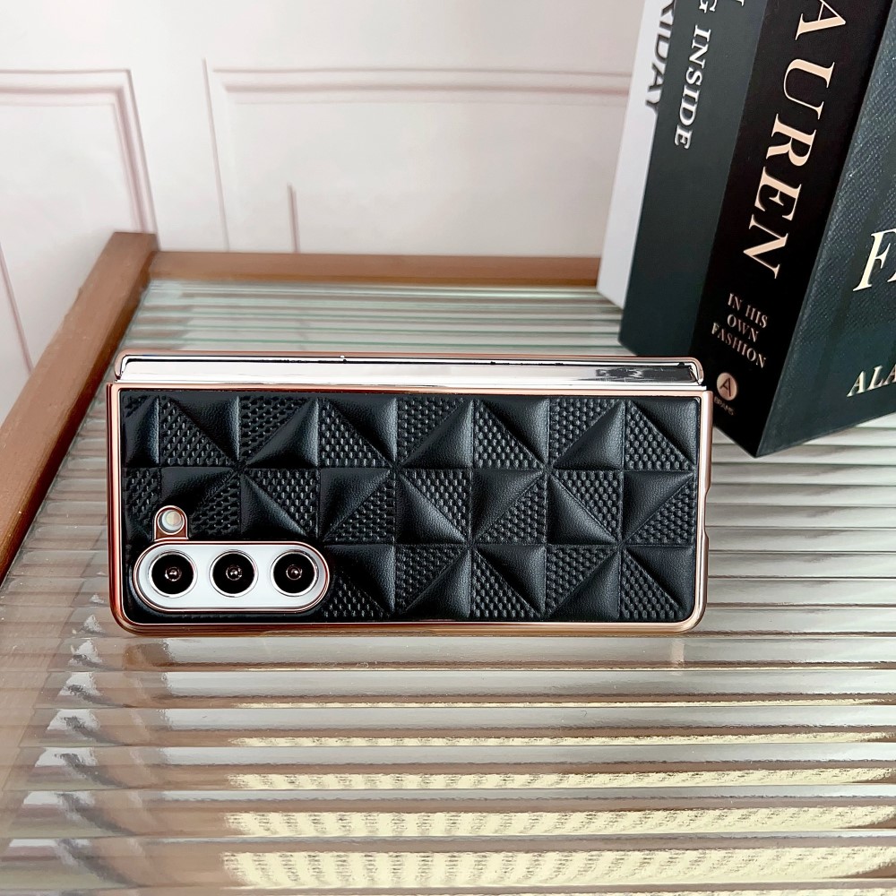  Galaxy Z Fold 6 Skal Läder Lila