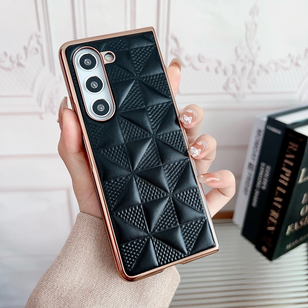  Galaxy Z Fold 6 Skal Läder Lila