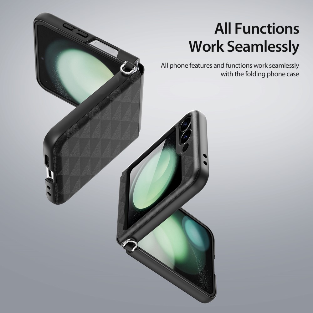 DUX DUCIS DUX DUCIS Galaxy Z Flip 6 / 7 FE Skal Fitt Series Korthållare Svart