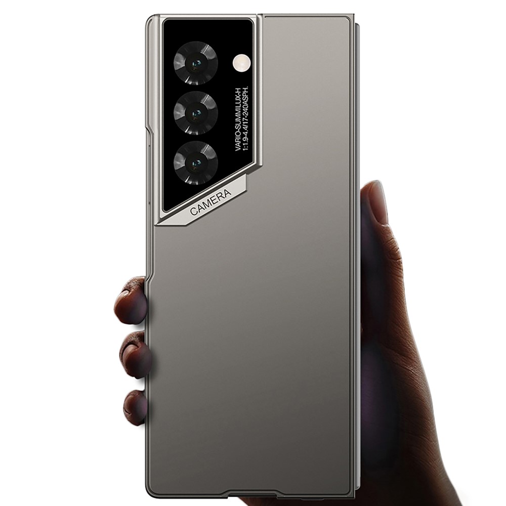GKK GKK Galaxy Z Fold 6 Skal Med Skärmskydd Härdat Glas Grå