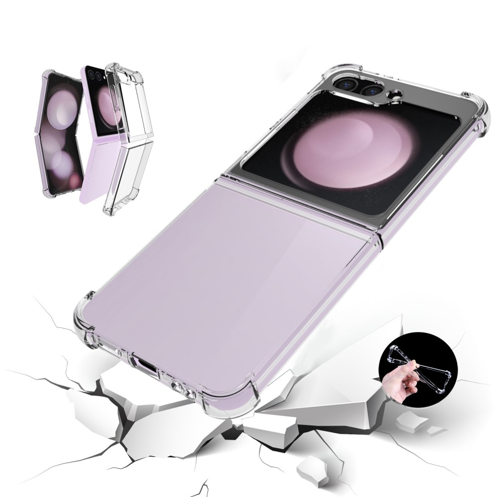  Galazy Z Flip 6 / 7 FE Skal Shockproof Transparent