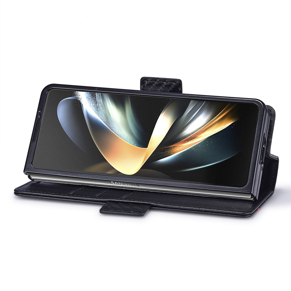 LC.IMEEKE LC.IMEEKE Galaxy Z Fold 6 Fodral Kolfiber Textur Svart