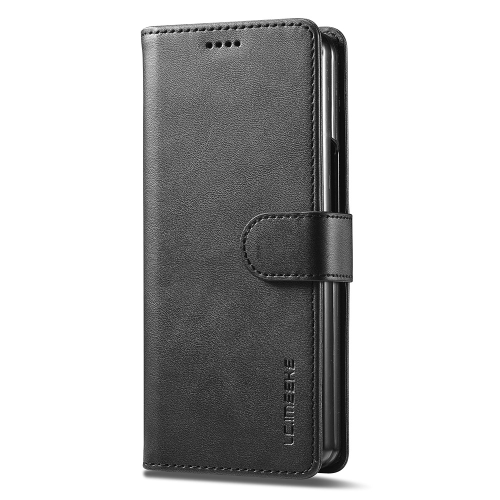 LC.IMEEKE LC.IMEEKE Galaxy Z Fold 6 Fodral Läder Svart