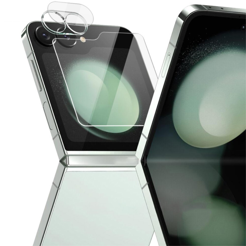IMAK IMAK Galaxy Z Flip 6 Skärmskydd Inkl.Linsskydd Härdat Glas