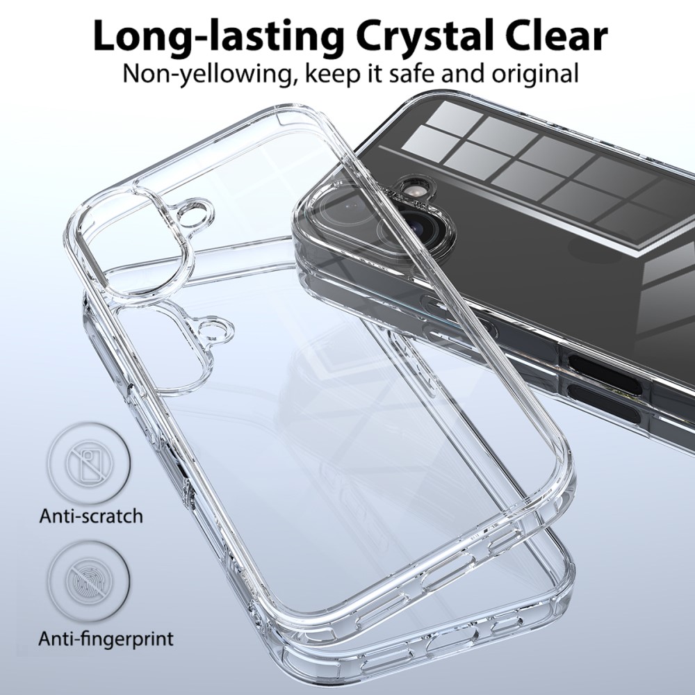  iPhone 16 Skal Akryl/TPU Transparent
