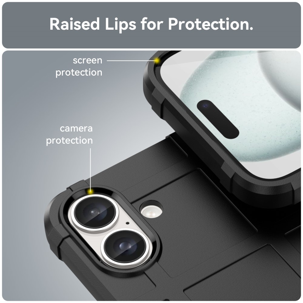  iPhone 16 Skal Robust Svart