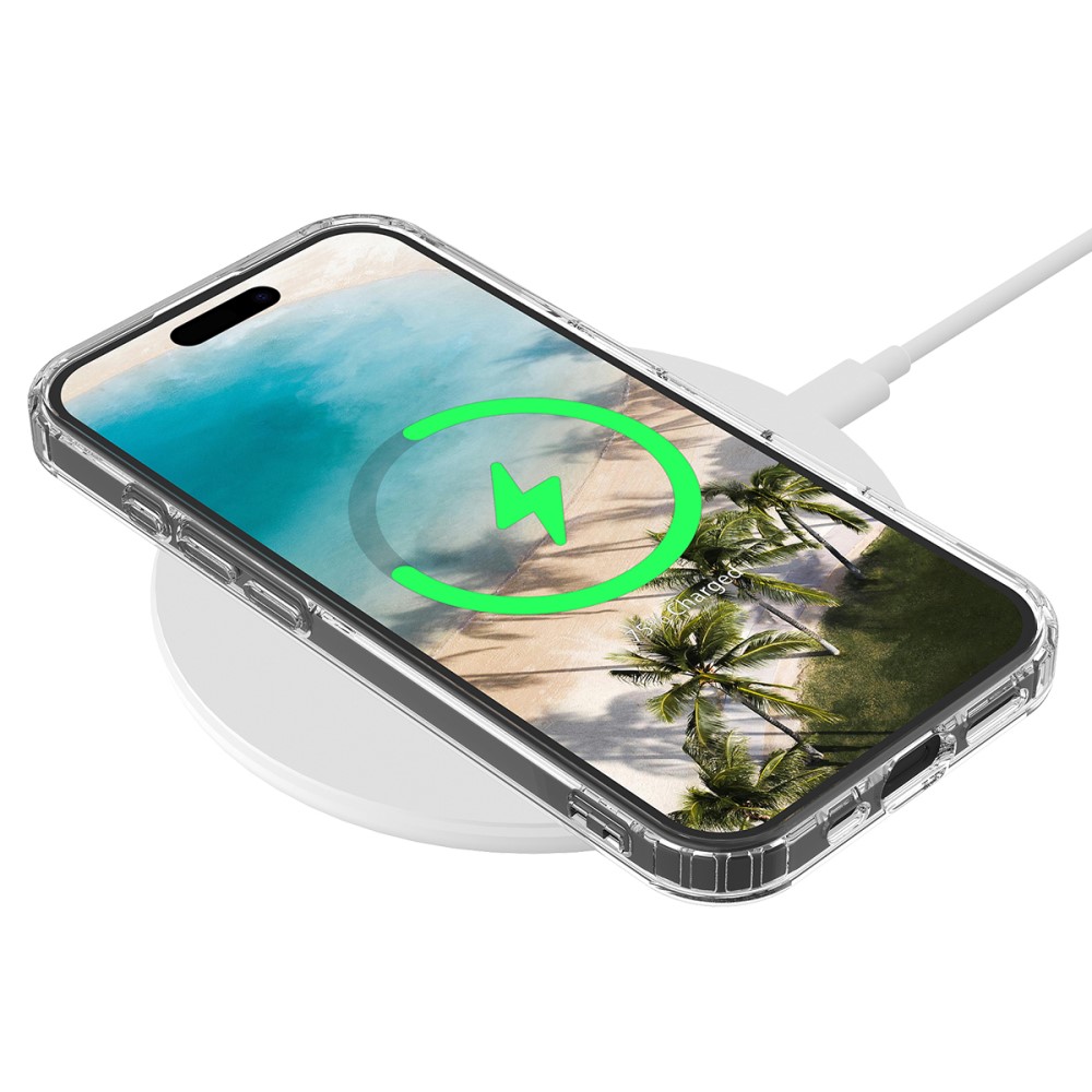  iPhone 16 Skal MagSafe Akryl/TPU Transparent