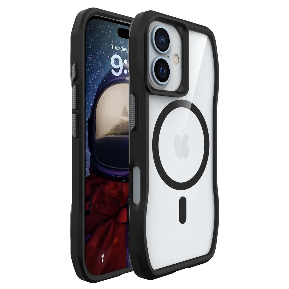  iPhone 16 Skal MagSafe Hybrid Svart