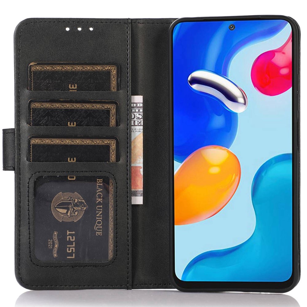  iPhone 16 Fodral Läder Svart