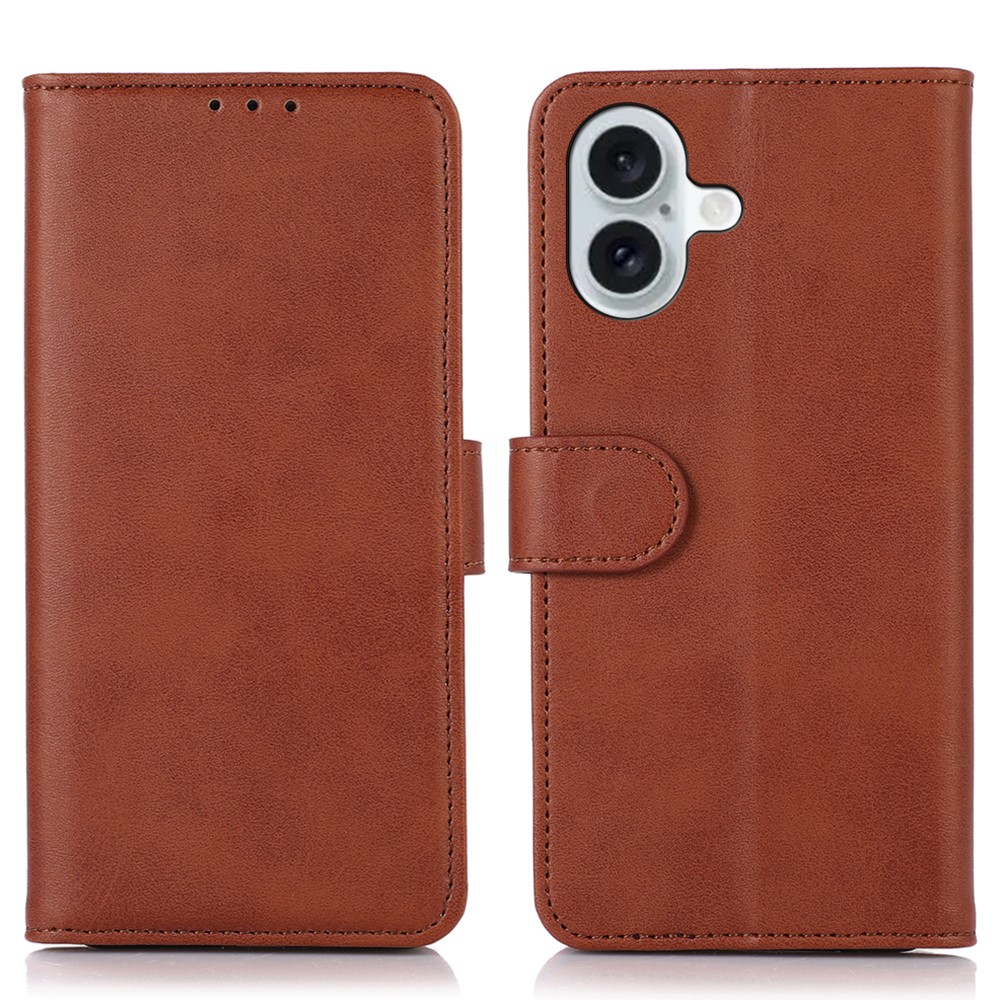  iPhone 16 Fodral Läder Brun