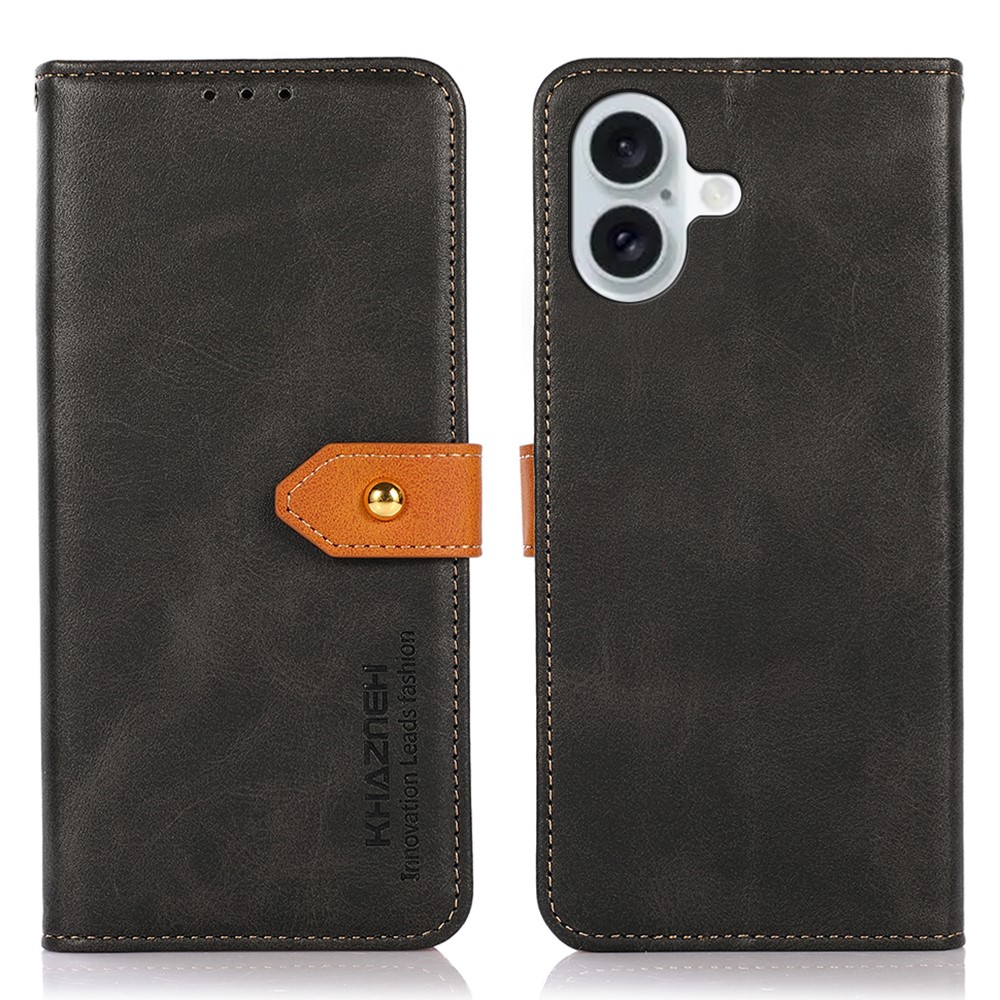 KHAZNEH KHAZNEH iPhone 16 Fodral Dual-Color Svart