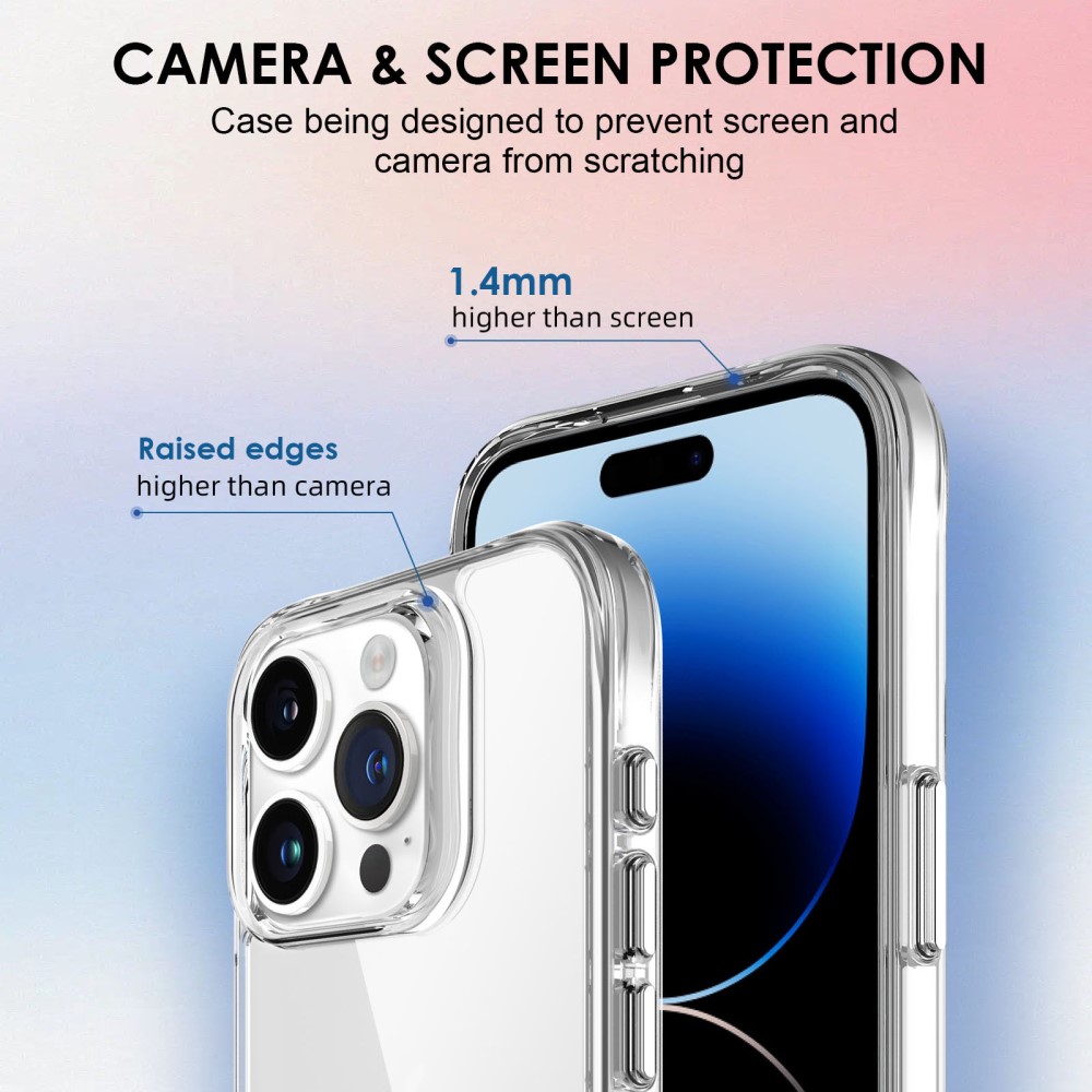  iPhone 16 Pro Skal TPU Transparent