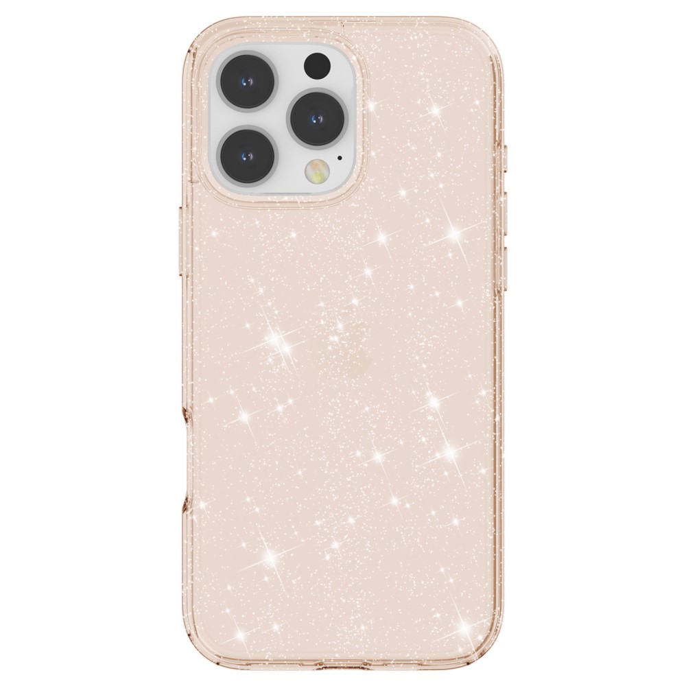  iPhone 16 Pro Skal Glitter Guld