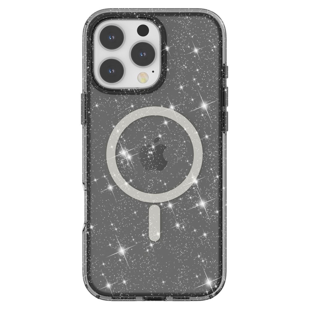  iPhone 16 Pro Skal MagSafe Glitter Svart