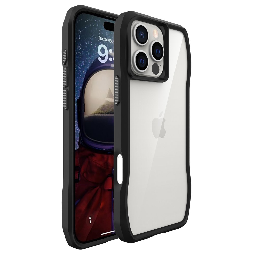  iPhone 16 Pro Skal Shockproof Hybrid Svart