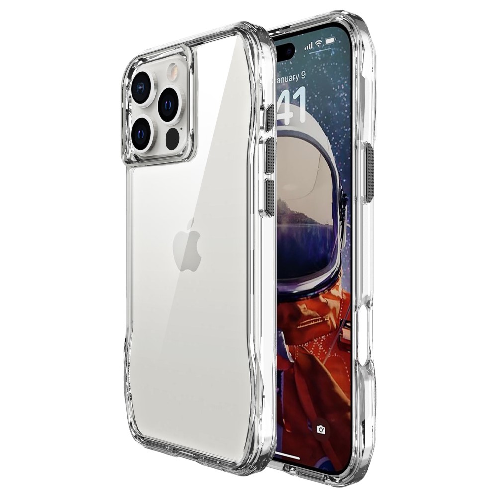  iPhone 16 Pro Skal Shockproof Hybrid Transparent