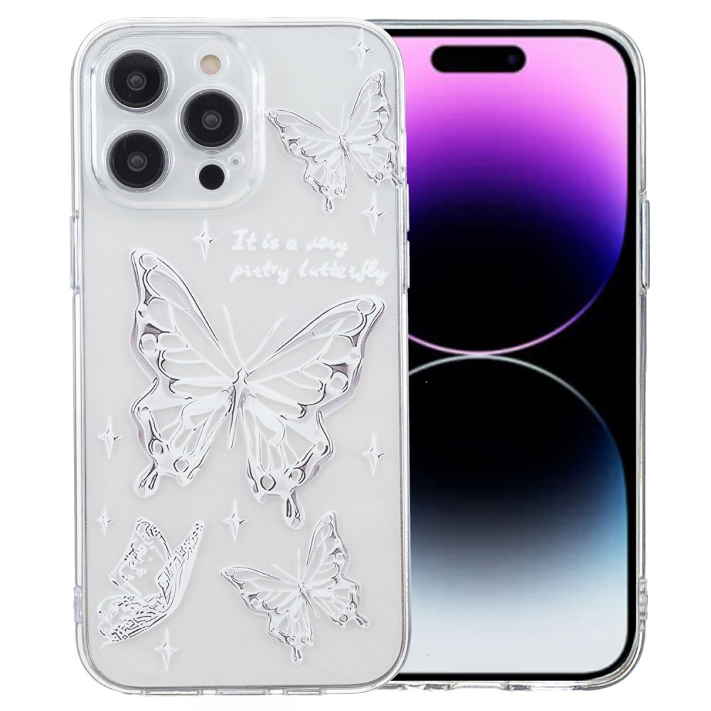  iPhone 16 Pro Skal TPU Fjärilar