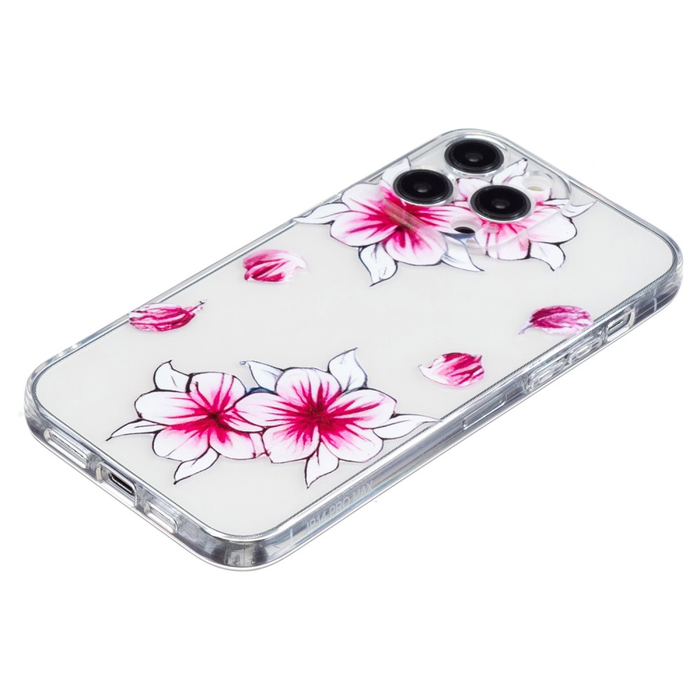  iPhone 16 Pro Skal TPU Blommor