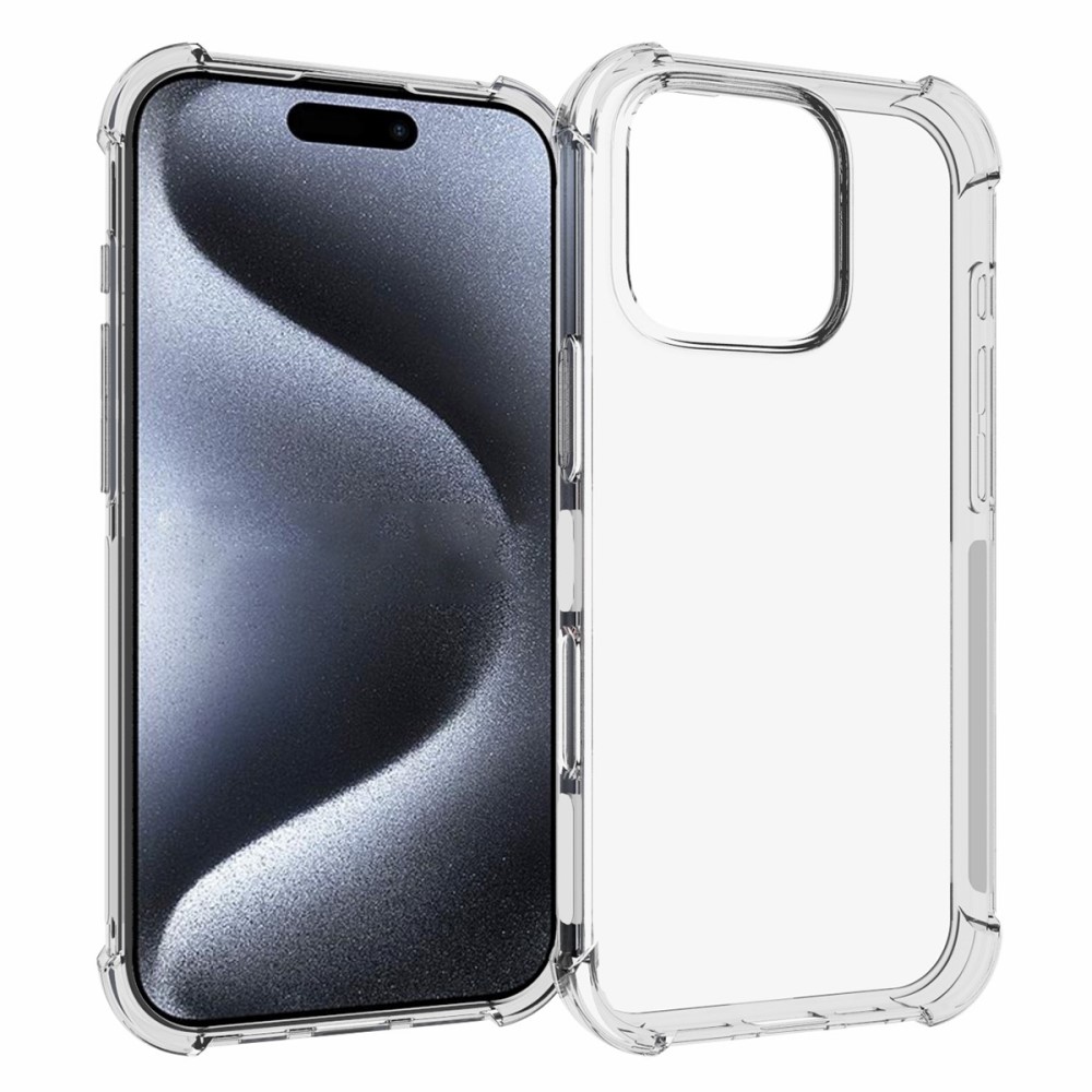  iPhone 16 Pro Skal TPU Shockproof Transparent