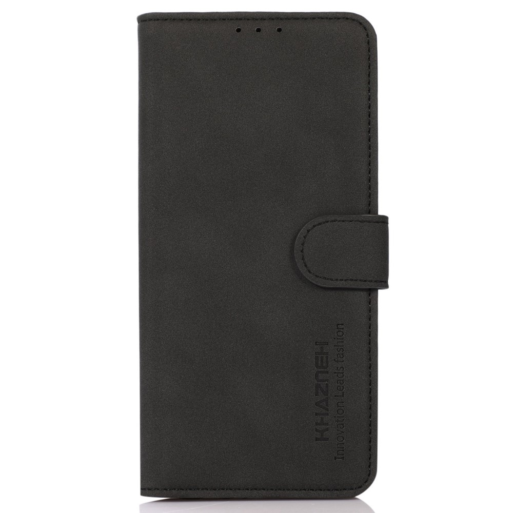 KHAZNEH KHAZNEH iPhone 16 Pro Fodral Matt Läder Svart