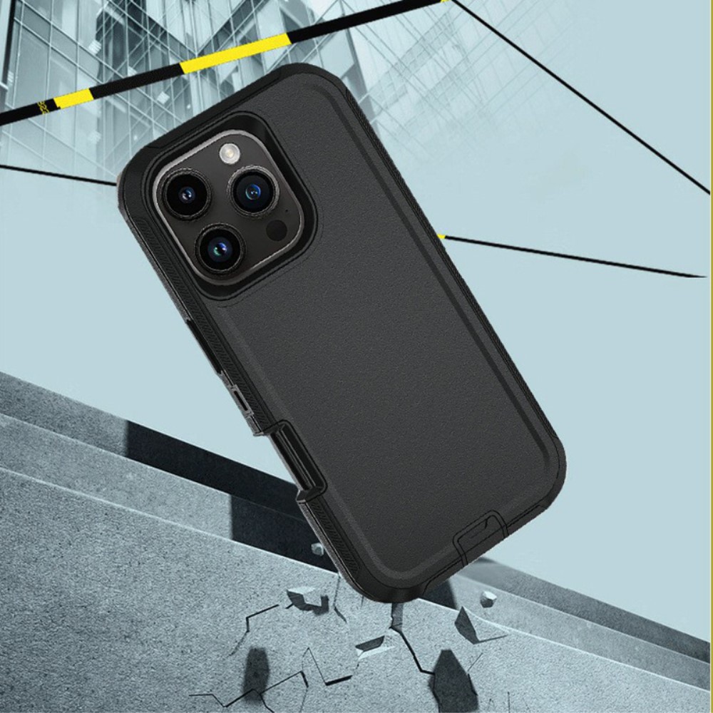  iPhone 16 Pro Skal Xtreme Shockproof Hybrid Svart/Grå