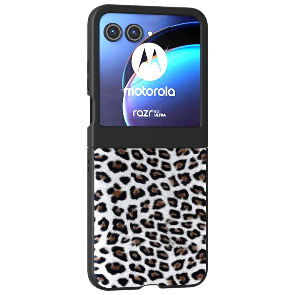  Motorola Razr 60 / 50 5G Mobilskal Leopard Mönster