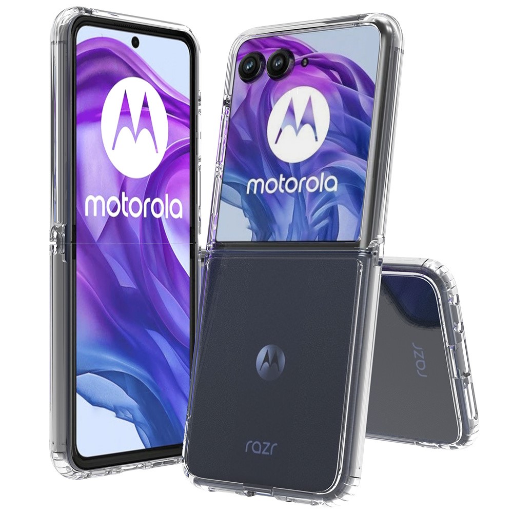  Motorola Razr 50 Ultra 5G Mobilskal TPU/Akryl Transparent