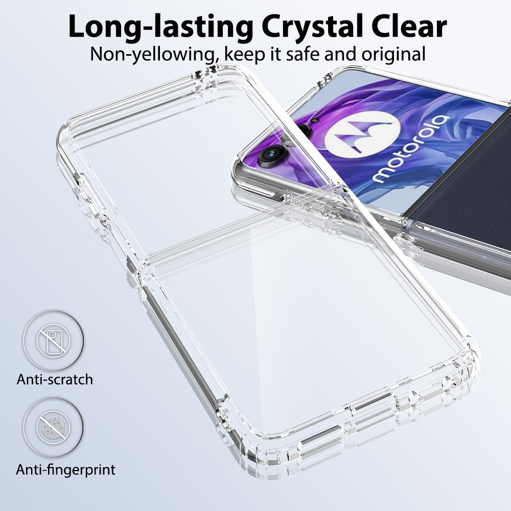  Motorola Razr 50 Ultra 5G Mobilskal TPU/Akryl Transparent