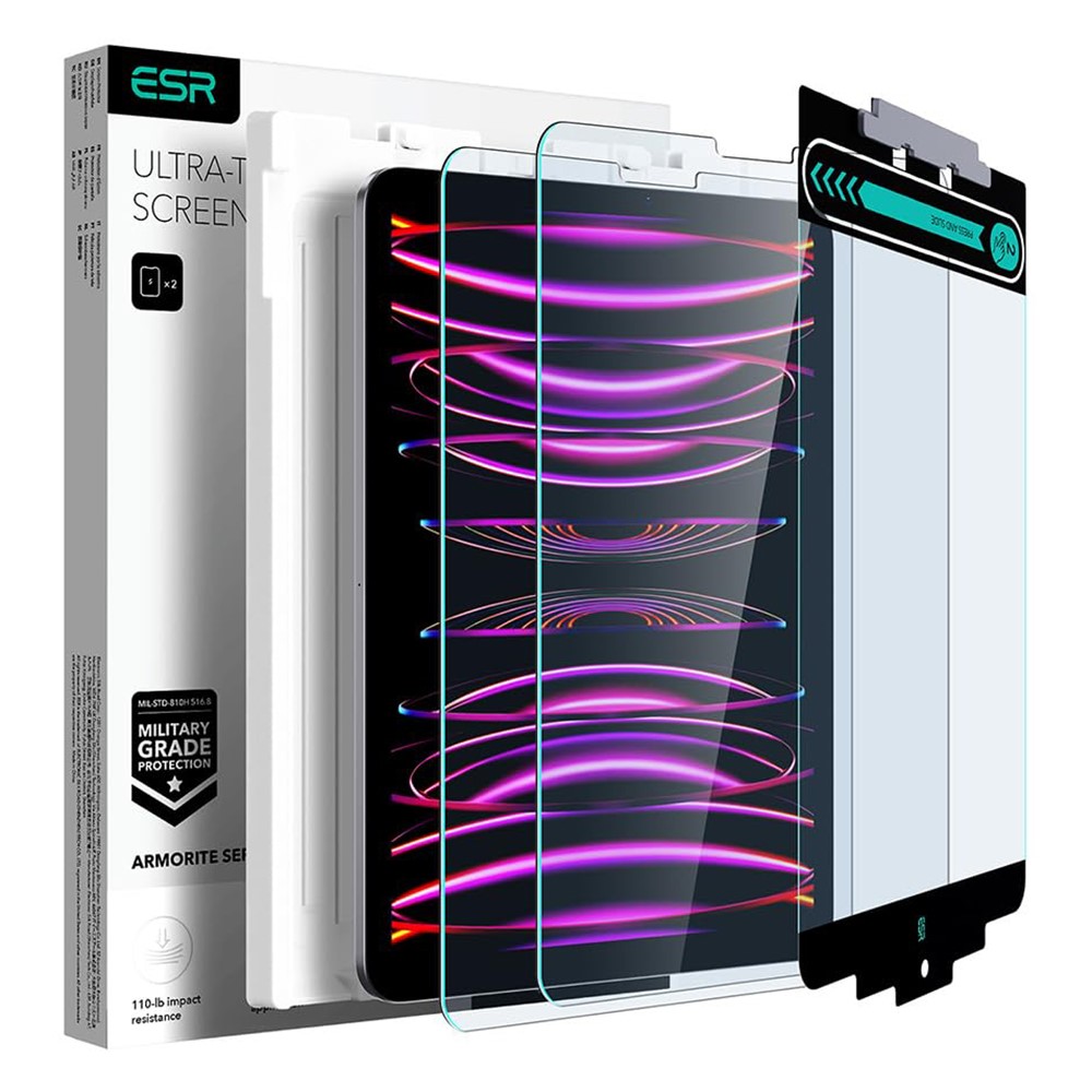 ESR ESR iPad Pro 12.9 2018/2020/2021/2022 Skärmskydd 2-PACK Härdat Glas