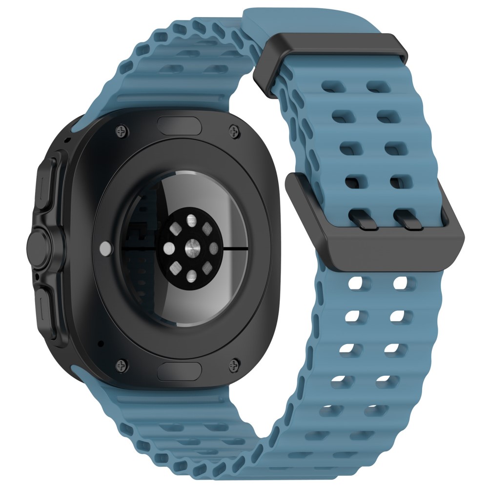  Galaxy Watch Ultra (2025) / 47 mm Armband Wave Design Blå