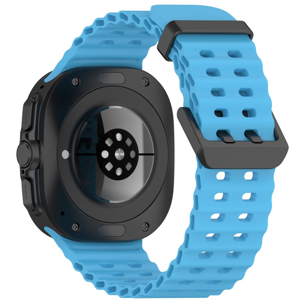  Galaxy Watch Ultra (2025) / 47 mm Armband Wave Design Blå