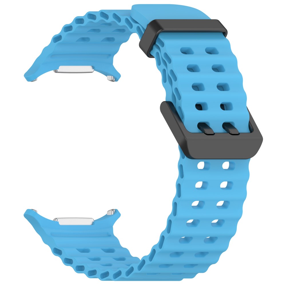  Galaxy Watch Ultra (2025) / 47 mm Armband Wave Design Blå